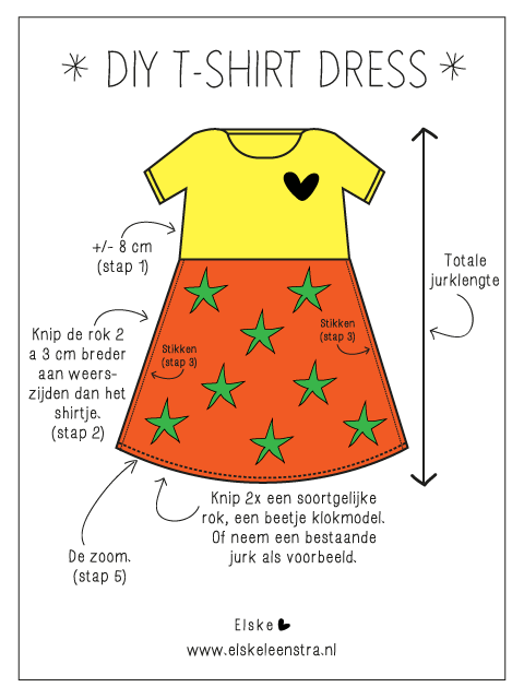 Uitgelezene back-to-school dress DIY - Elske KB-89