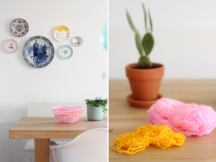 Schaal van garen DIY Elske